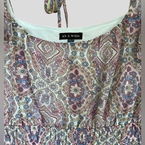 As U Wish Flutter Sleeve Dress Juniors XL NWT - Picture 6 of 8